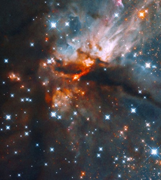 NASA Hubble зафільмував у космосі ”фабрику”, яка виробляє зірки: як вона виглядає (ФОТО) - фото 2