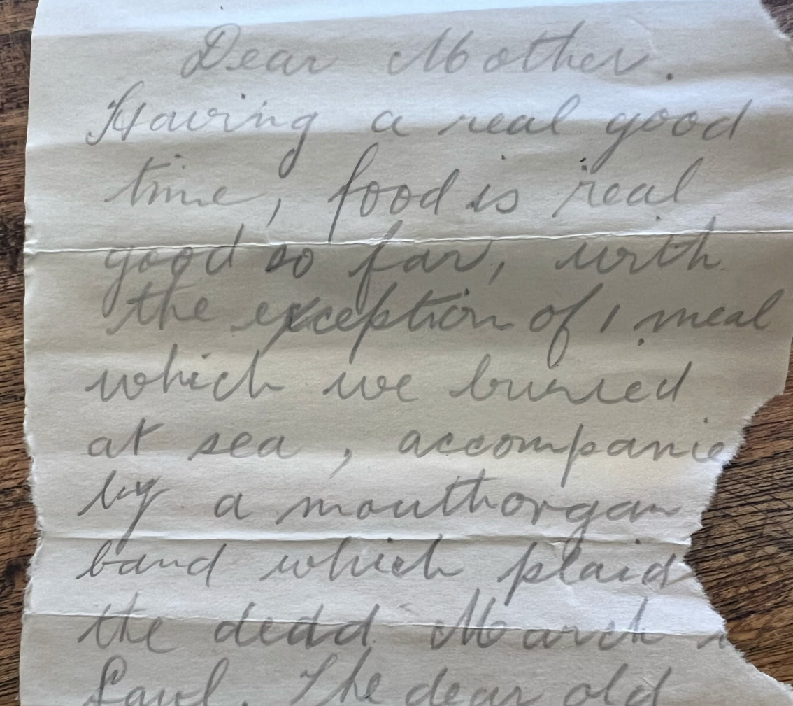 На австралийском пляже нашли 100-летнее письмо солдата Первой мировой: что в нем написано - фото 2 На австралийском пляже нашли 100-летнее письмо солдата Первой мировой: что в нем написано - фото 2