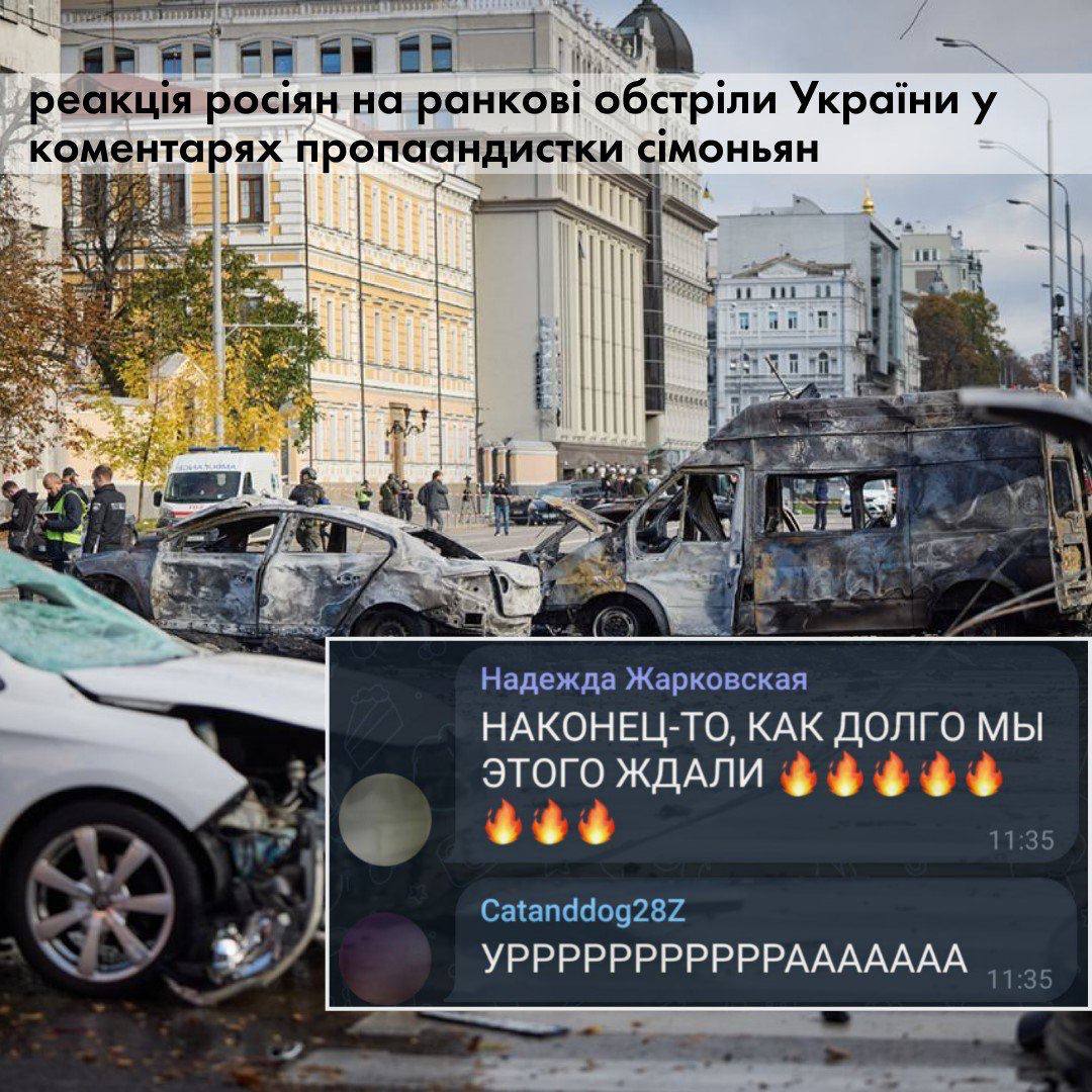 Реакция граждан России на удары по Украине (ФОТО) - фото 2