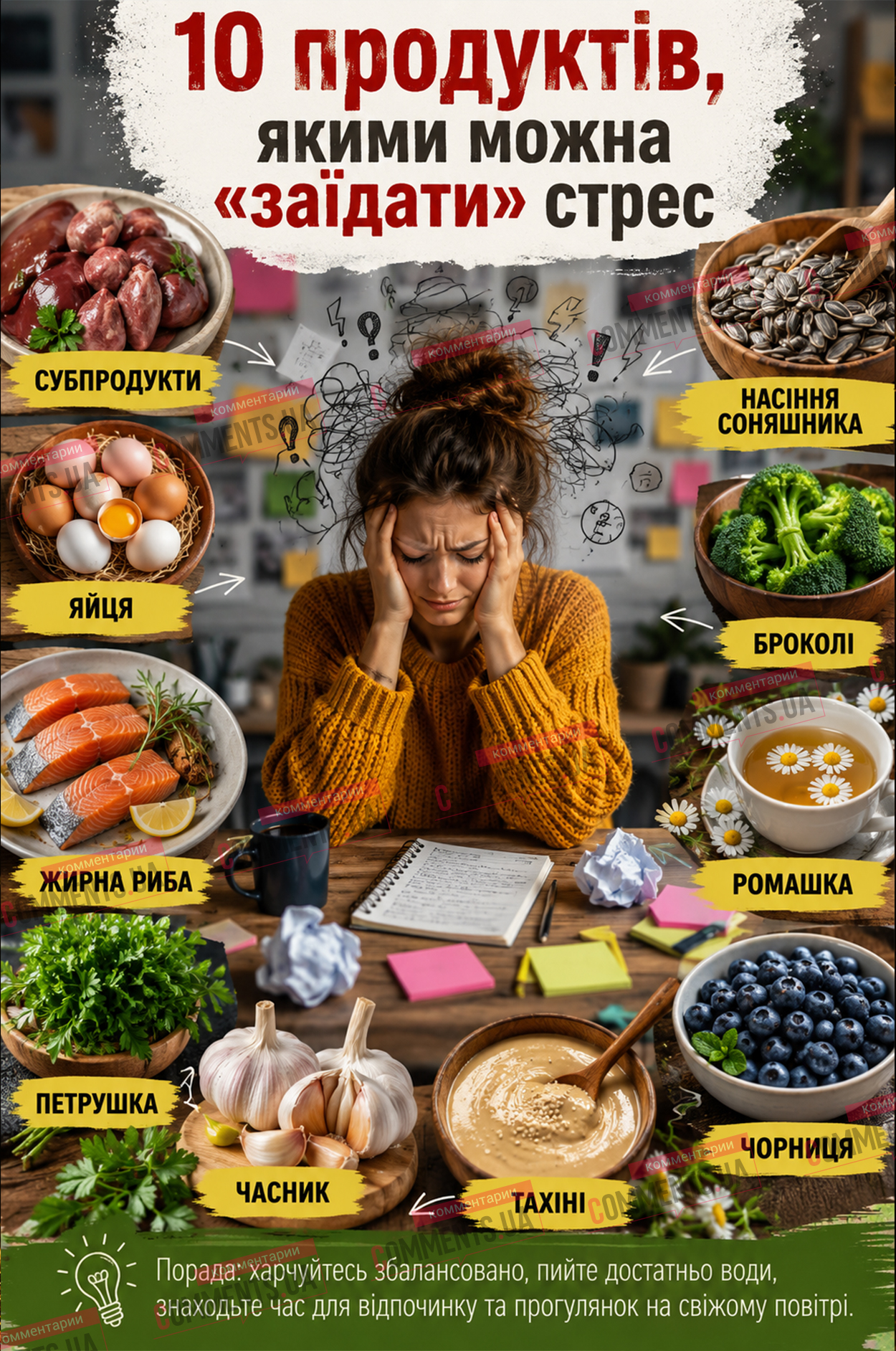 10 продуктов, которые помогают справиться со стрессом: советуют медики