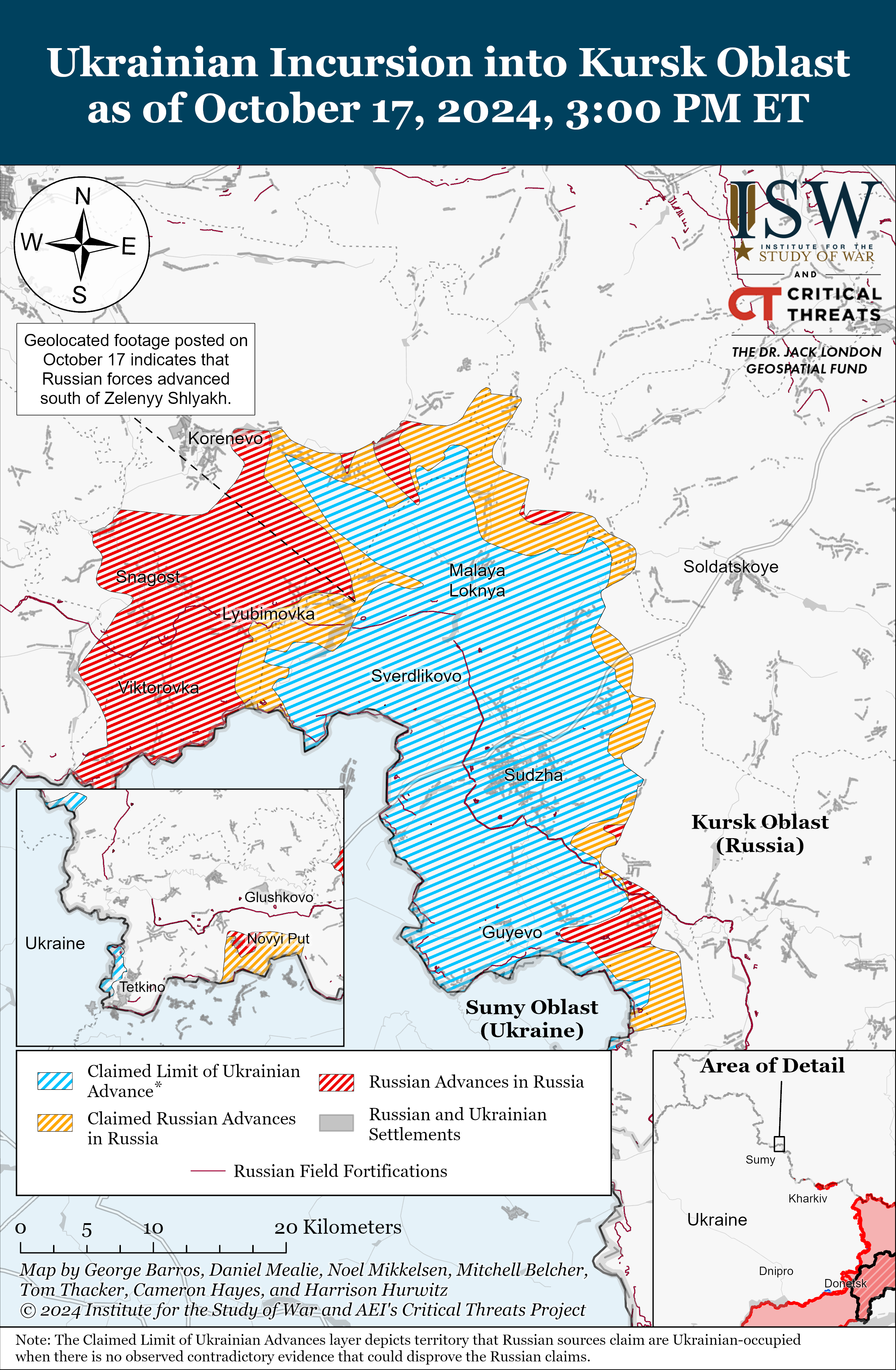 Росіяни знову просунулися на Курщині, ЗСУ втрачають позиції: карта ISW - фото 2