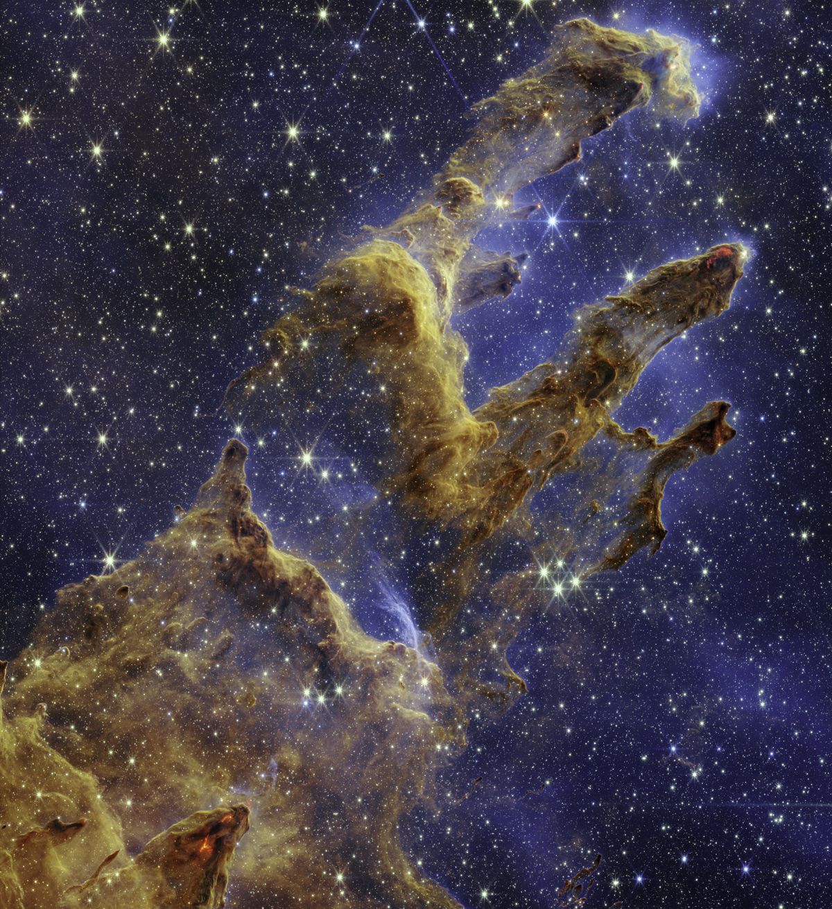 ”Столпы творения”: телескоп ”Джеймс Уэбб” сделал  невероятные снимки (ФОТО) - фото 2