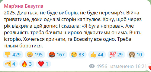 Війна закінчиться капітуляцією: невтішний прогноз від Безуглої на 2025 рік - фото 2