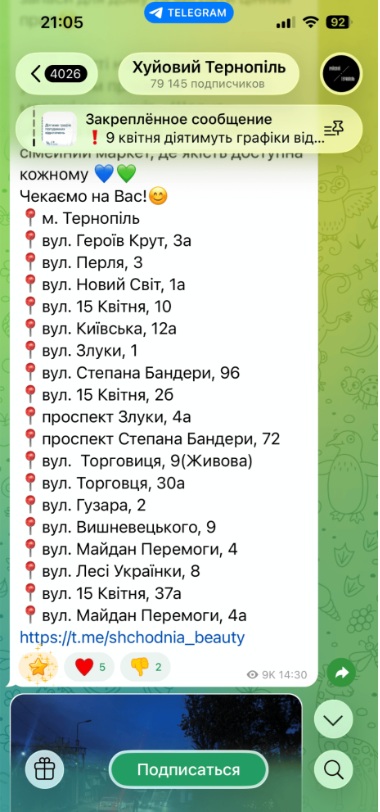 Від новин до фейків: як анонімні Telegram-канали розбурхують суспільство на Поділлі - фото 2 Від новин до фейків: як анонімні Telegram-канали розбурхують суспільство на Поділлі - фото 2