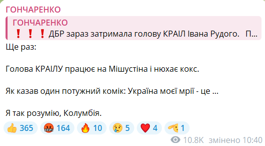 ”Без комментариев”: КРАИЛ избегает объяснений после громкого задержания Рудого - фото 3