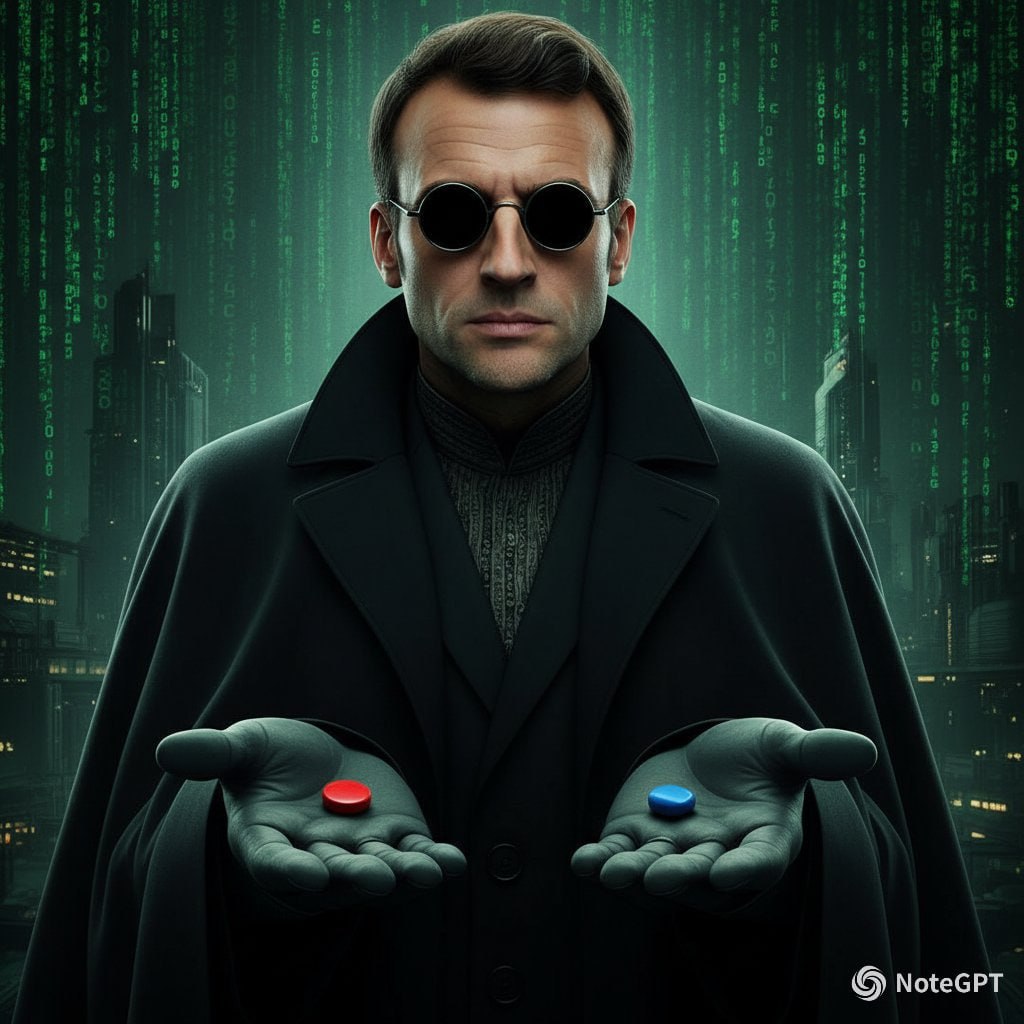 Макрон в темних окулярах став героєм мемів: що сталося - фото 2