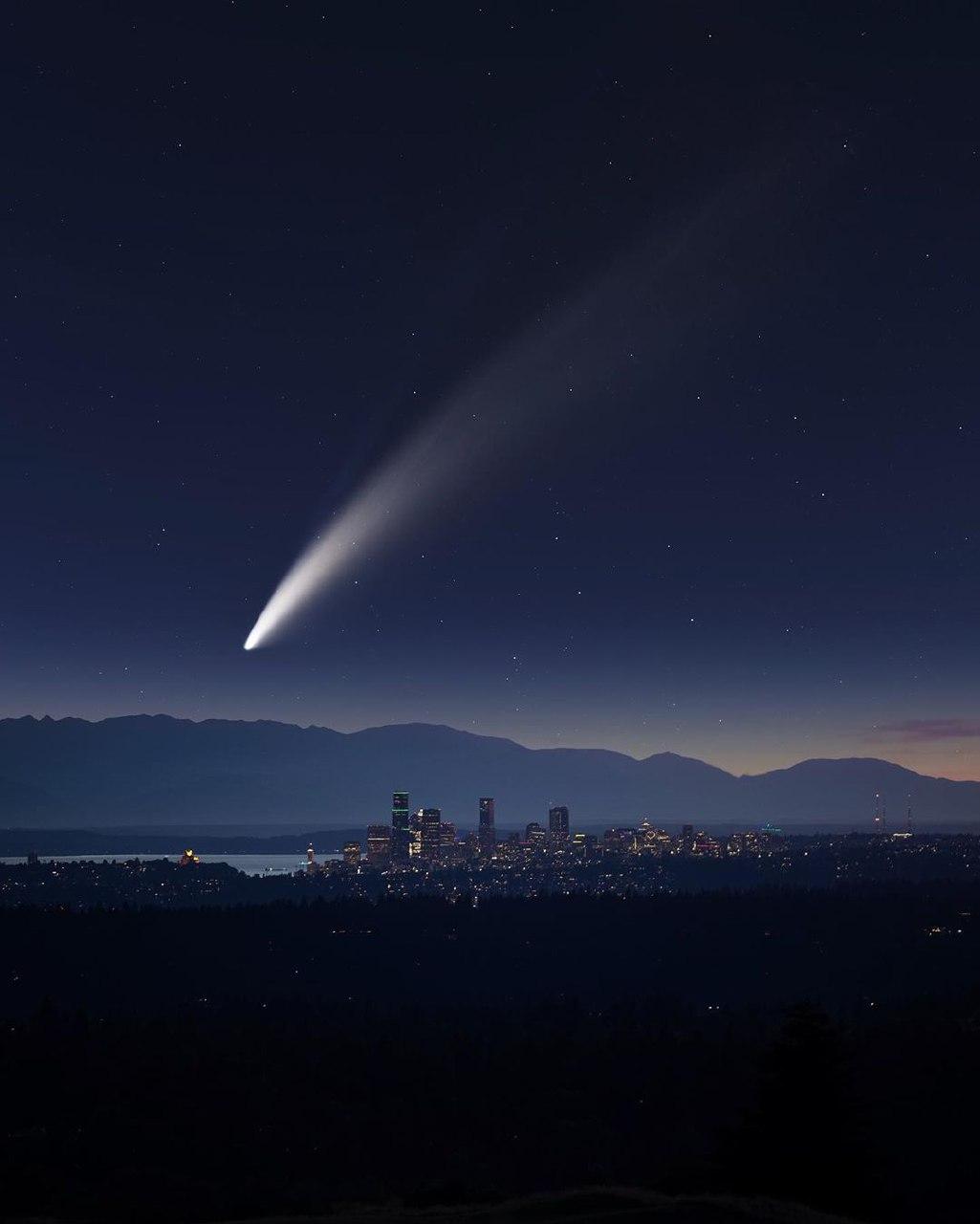 Завораживающие снимки кометы Neowise из разных стран опубликованы в Сети (ФОТО) - фото 15