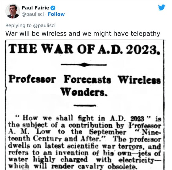 Невероятные прогнозы на 2023 год, сделанные в 1923 году - фото 7