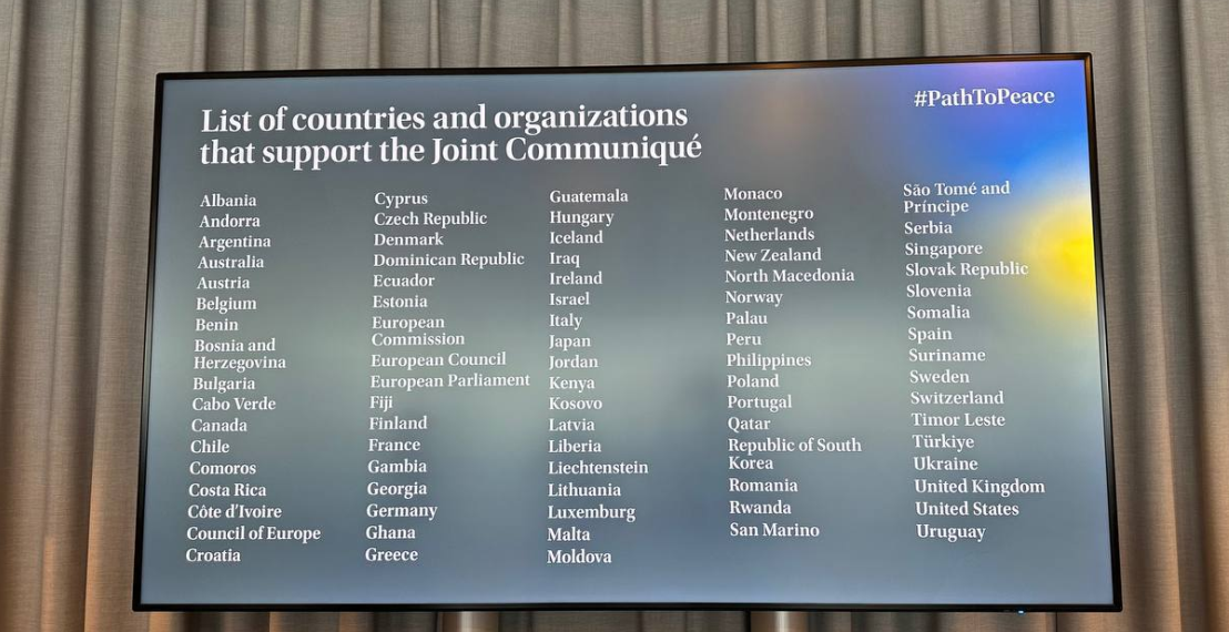Стали відомі усі країни, які не підписали спільну заяву Саміту миру - фото 2