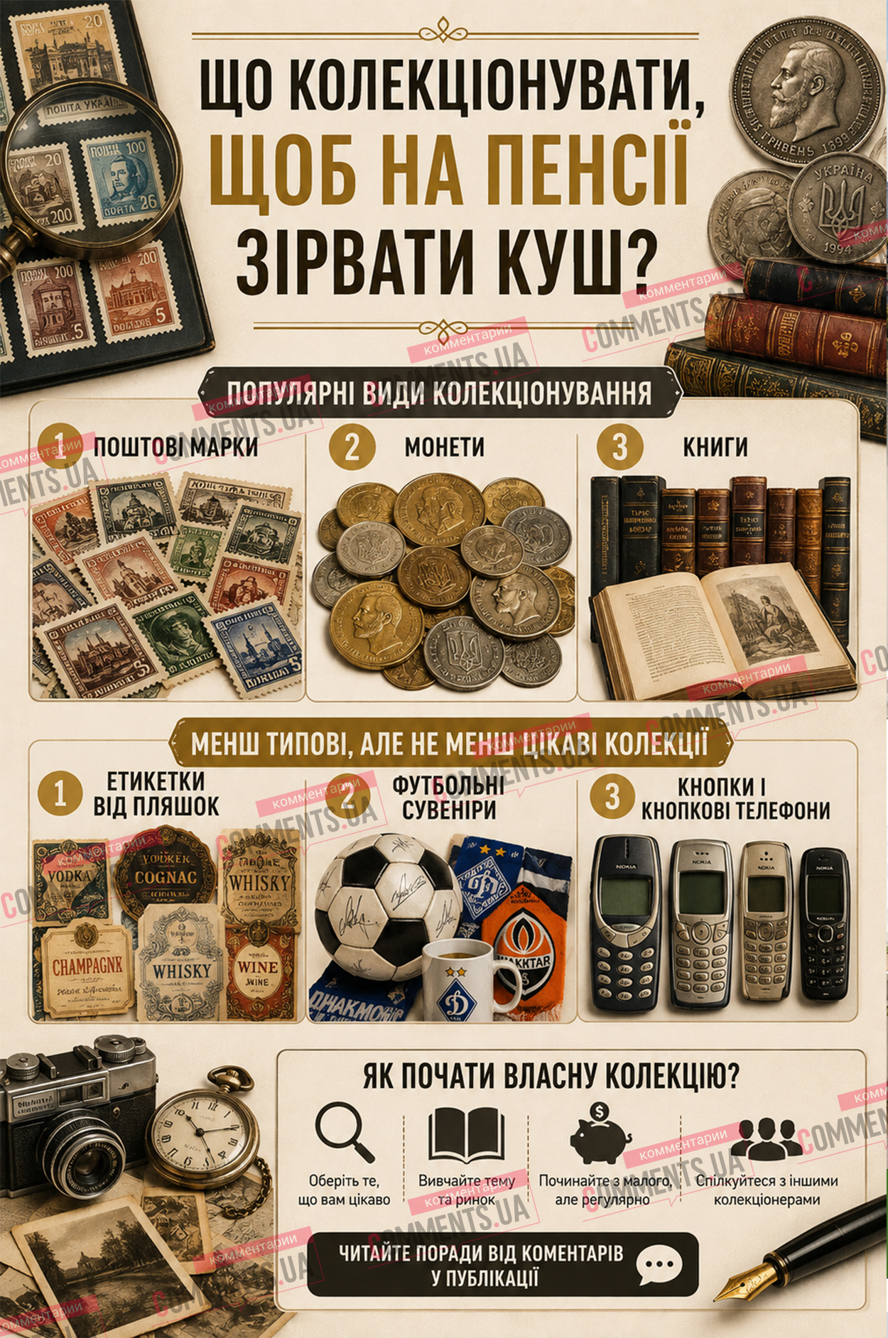 Не просто хобби, но и инвестиция: 6 вещей, которые чаще всего коллекционируют в мире