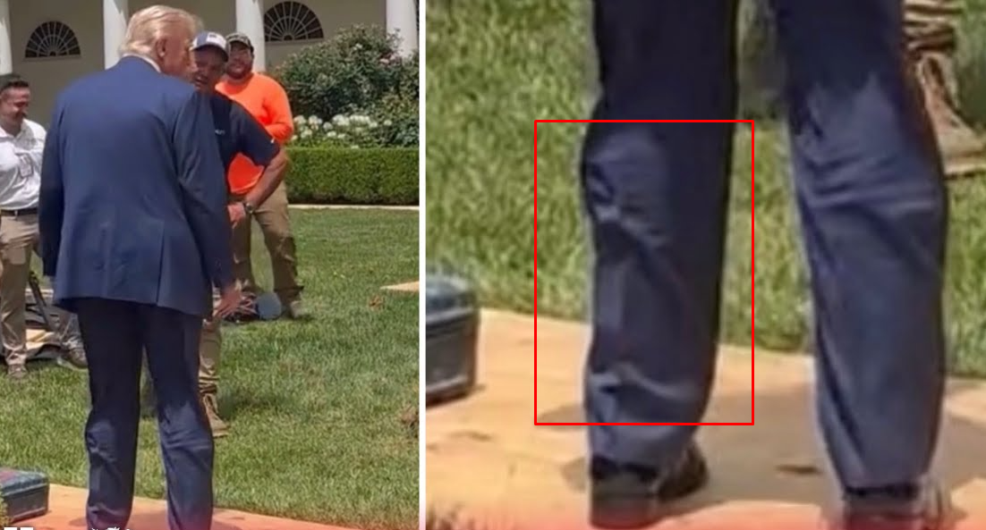 У Трампа помітили дещо дивне на нозі: що це може бути (ФОТО) - фото 2 У Трампа помітили дещо дивне на нозі: що це може бути (ФОТО) - фото 2