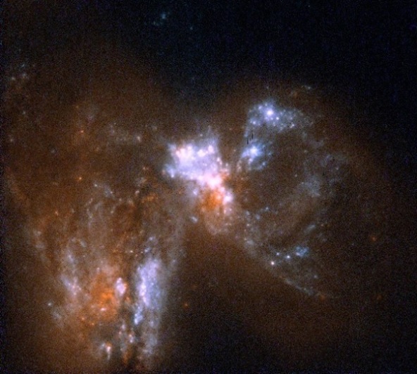 NASA показало разрушительное столкновение двух галактик: как оно выглядит (ФОТО)  - фото 2