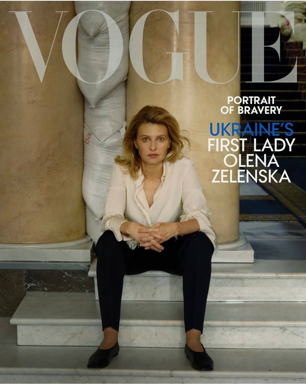 Vogue показал новую обложку с Еленой Зеленской и фото президентских супругов - фото 2