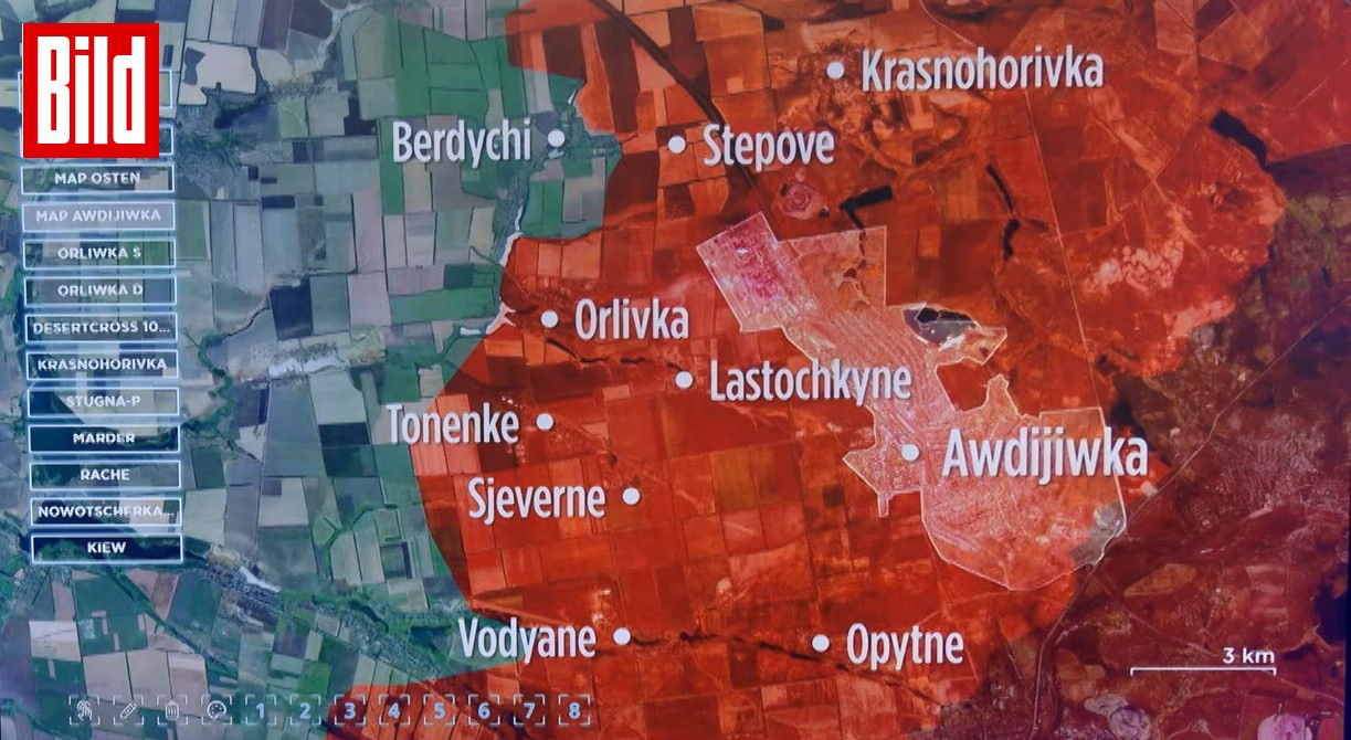  Росіяни окупували ще два населених пункти біля Авдіївки: BILD показав карту боїв - фото 2