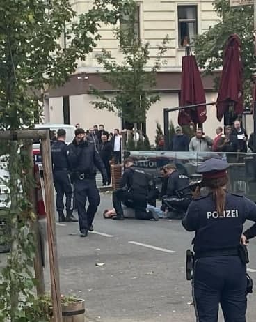 В Вене злоумышленник резал людей посреди улицы (ФОТО)  - фото 2