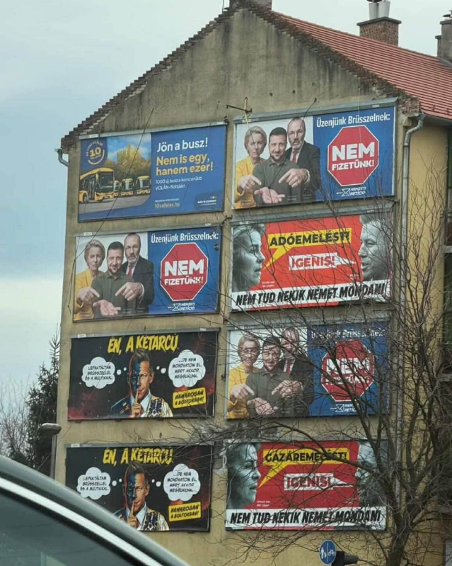 В Венгрии повесили плакаты с Зеленским со словами, что Ужгород – венгерский город (ФОТО) - фото 2