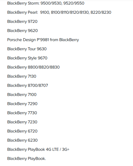 Какие модели смартфонов BlackBerry перестанут работать и почему - фото 3
