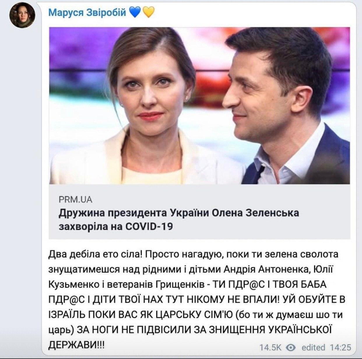 Звіробій написала антисемітський пост, Федина запідозрила в цьому ”руку Кремля” - фото 2