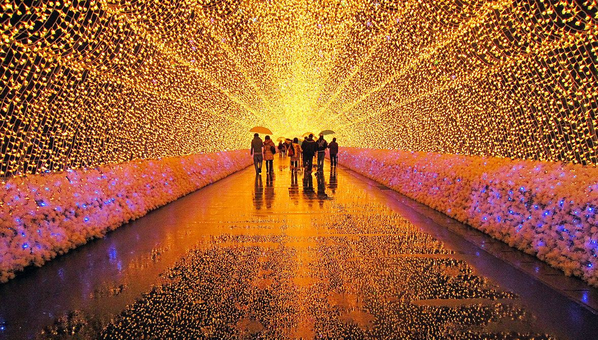 Это можно увидеть только в Японии: что такое фестиваль света Набана-но Сато (ФОТО) - фото 2