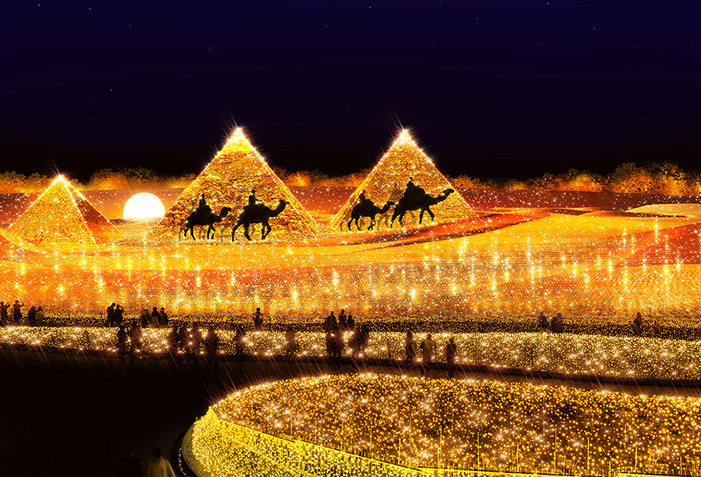 Это можно увидеть только в Японии: что такое фестиваль света Набана-но Сато (ФОТО) - фото 2