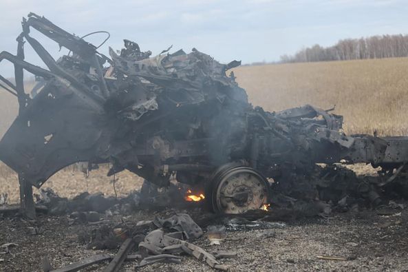 У Чернігівській області тероборона знищила колону техніки окупантів (ФОТО) - фото 5