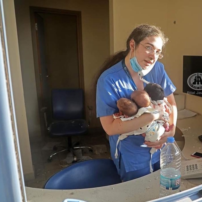 Героїня з Бейрута врятувала від вибуху тільки що народжених немовлят (ФОТО) - фото 2