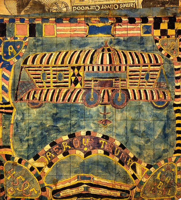 Столетний рисунок и книга ”доказывают”, что Дональд Трамп ”путешественник во времени” - фото 2