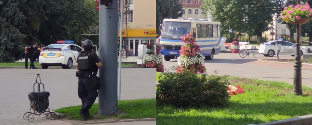 В Луцке мужчина захватил автобус с заложниками: слышны выстрелы - фото 2
