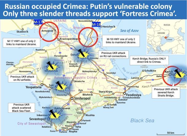 Американский генерал показал карту и рассказал, как ВСУ могут освободить Крым (ФОТО) - фото 2