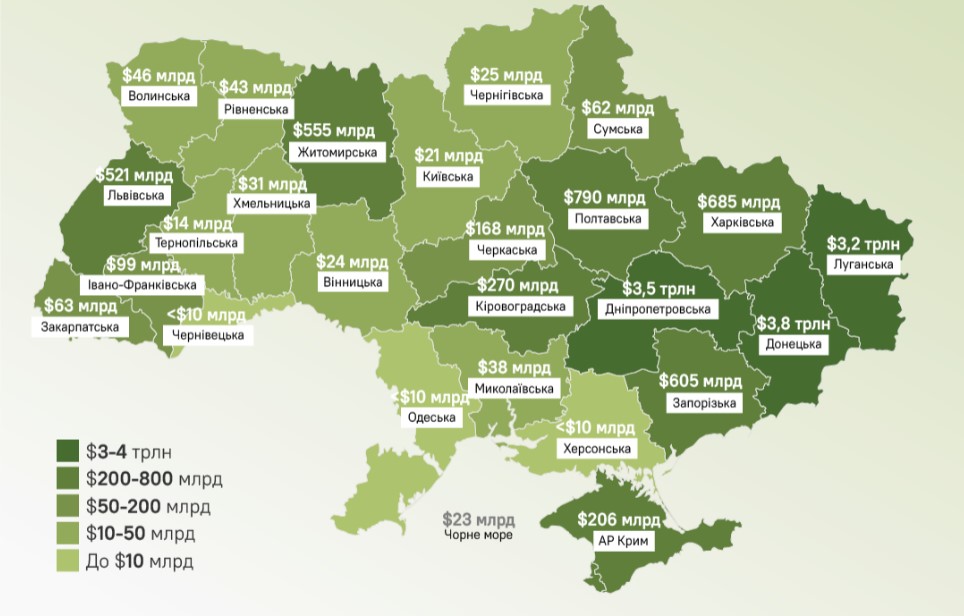 Forbes посчитали стоимость всех полезных ископаемых на территории Украины - фото 2