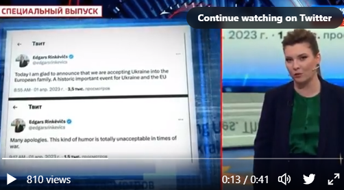 Российские пропагандисты пытались продвинуть ”плохую шутку” об Украине - фото 2