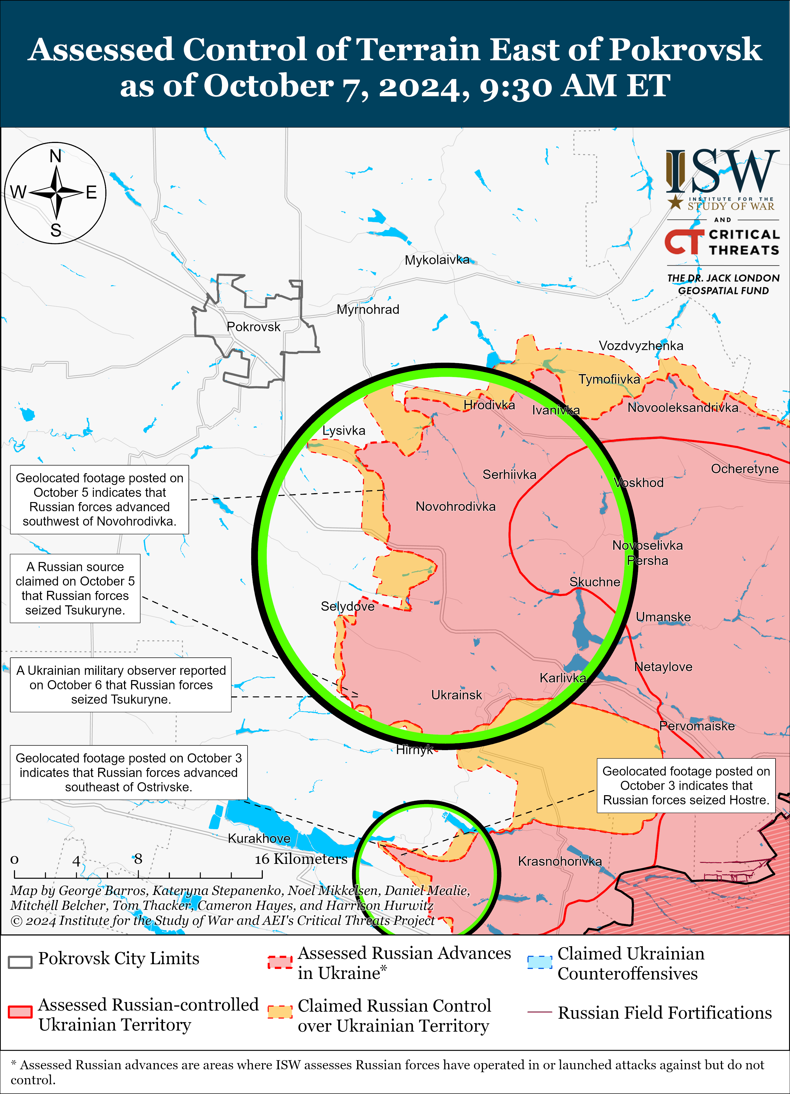 Войска РФ продвинулись сразу в трех областях Украины: карты ISW - фото 4