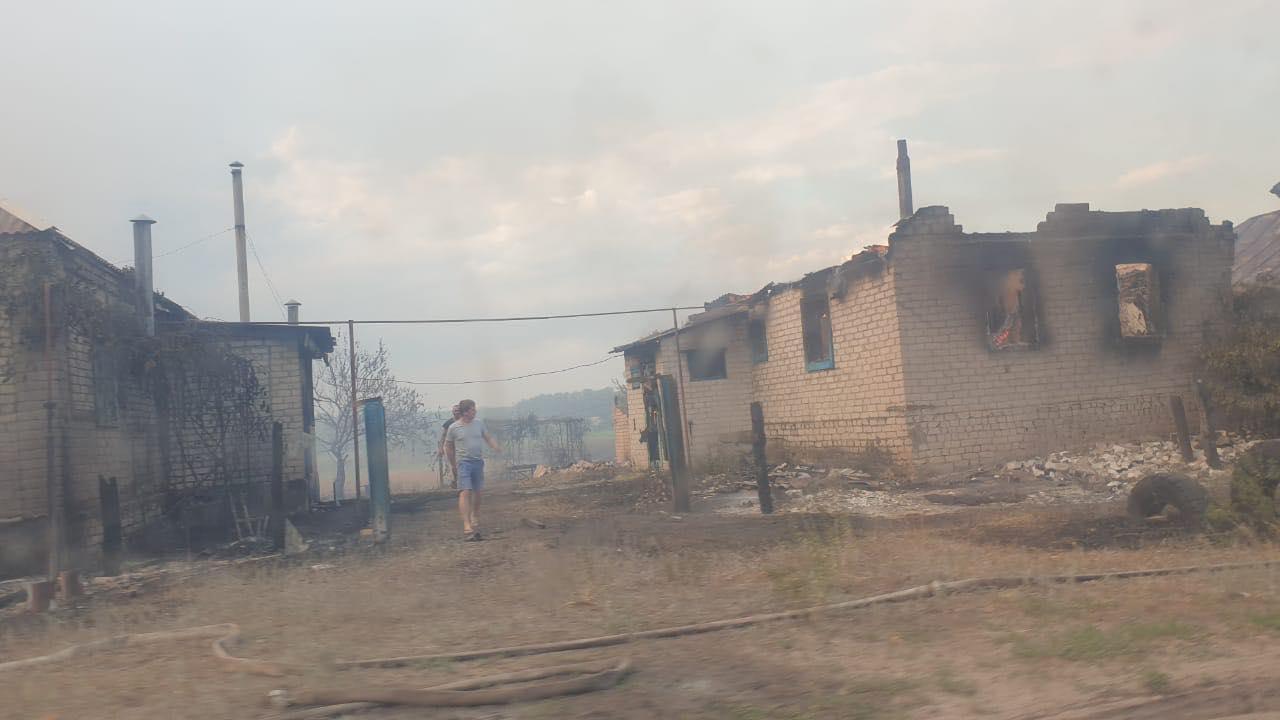 Пожары в Луганской области: устрашающие фото масштабного огня - фото 8