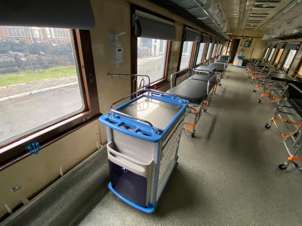 В Украине запустили поезд-госпиталь: как он выглядит - фото 2