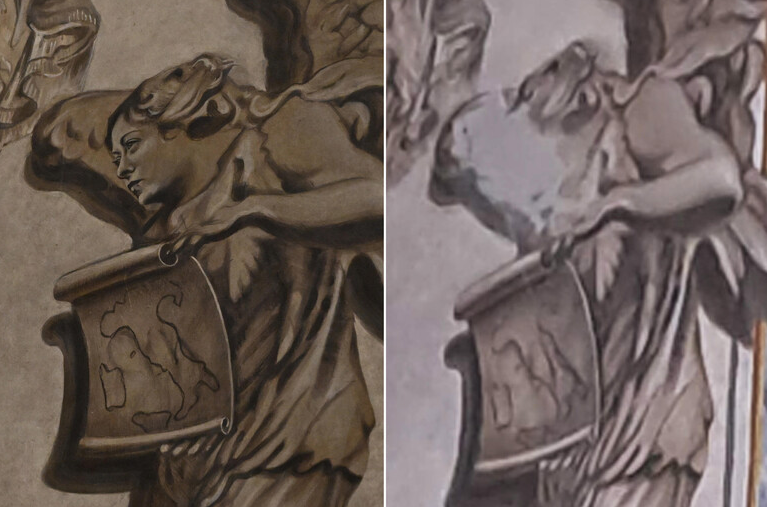 В Італії стерли обличчя Джорджі Мелоні з фрески ангела після скандалу (ФОТО) - фото 2