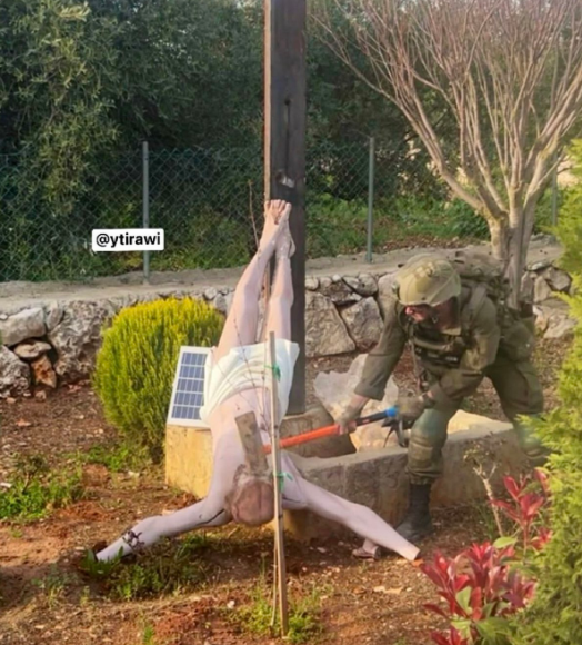 Израильский солдат кувалдой разбил статую Иисуса в Ливане: детали скандала (ФОТО) - фото 2