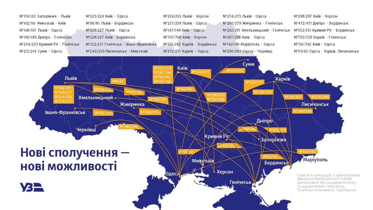 Тридцять додаткових потягів курсуватимуть Україною: які напрямки - фото 2