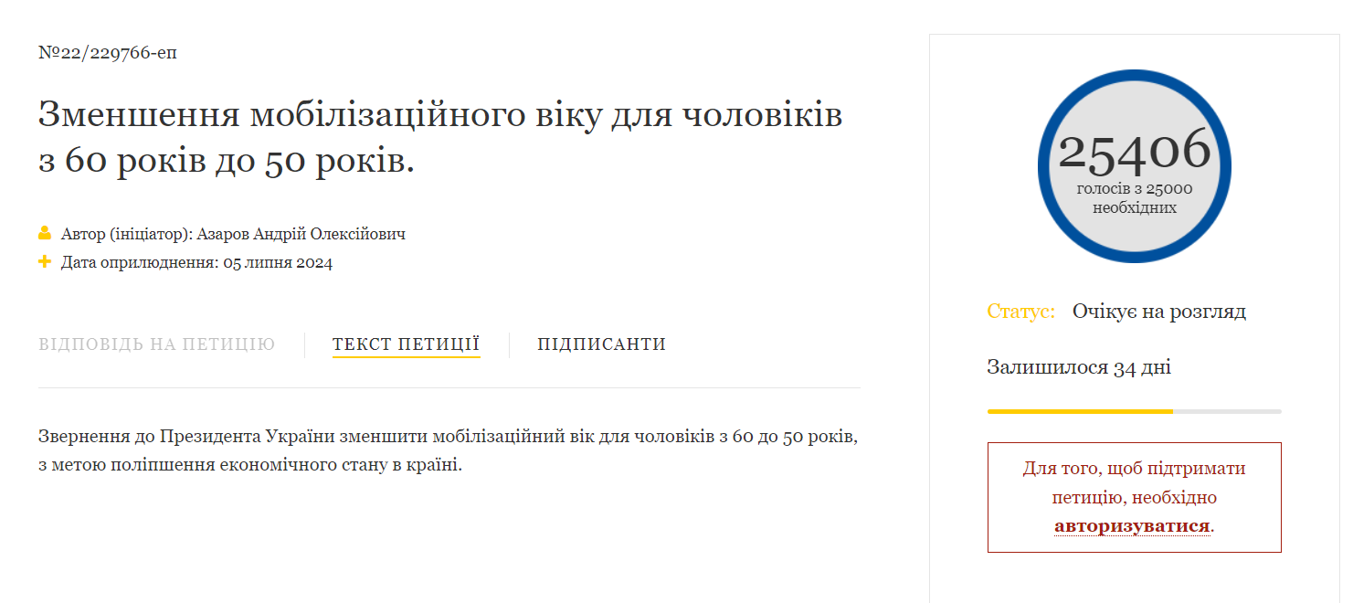 Президент розгляне петицію про зниження мобілізаційного віку - фото 2