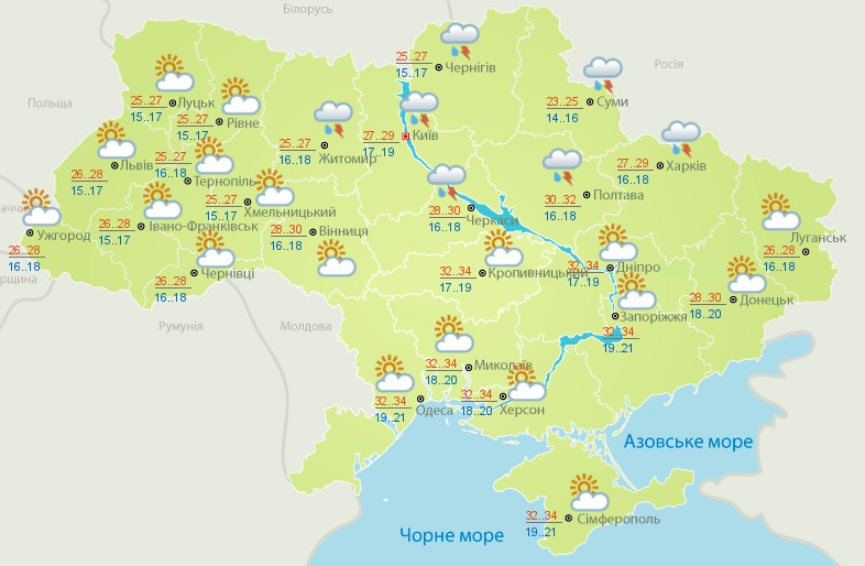 Синоптики розповіли, де в Україні чекати на дощ і грозу - фото 2