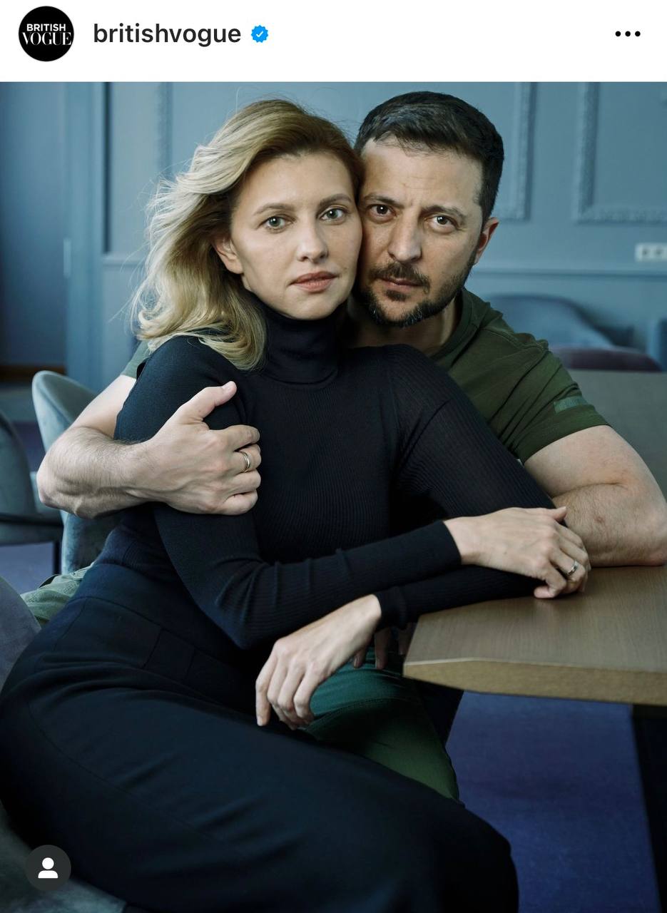 Vogue показал новую обложку с Еленой Зеленской и фото президентских супругов - фото 5