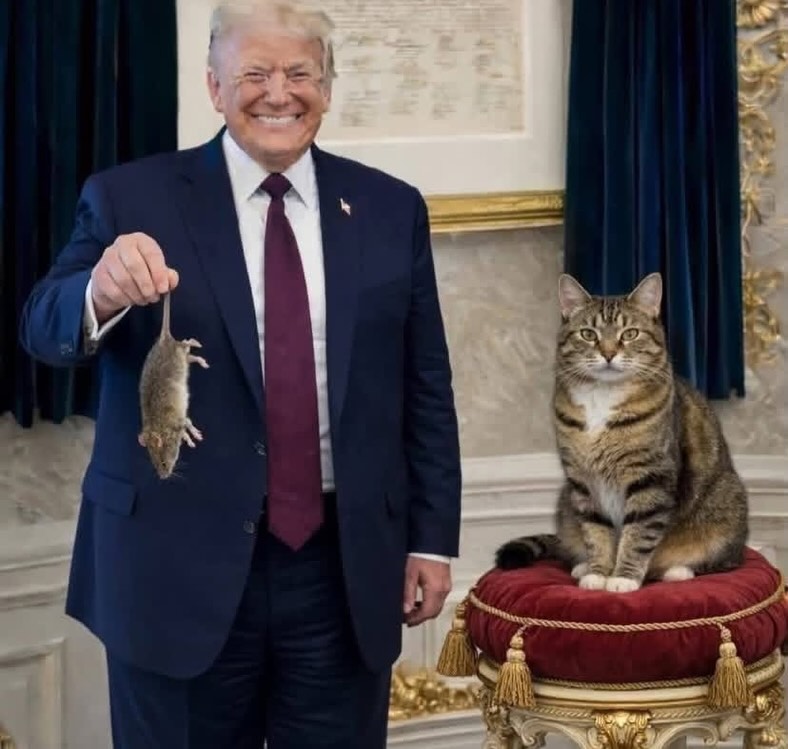 Світовий флешмоб: Трамп став героєм пародій після отримання медалі від лідерки венесуельської опозиції - фото 2 Світовий флешмоб: Трамп став героєм пародій після отримання медалі від лідерки венесуельської опозиції - фото 2