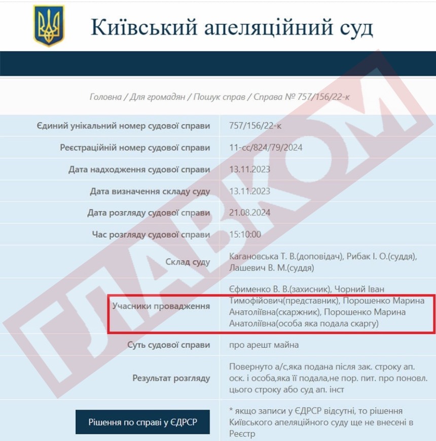 СМИ: Жена Порошенко пытается спасти имущество от конфискации по делу о торговле ее мужа из «ЛДНР»  - фото 2