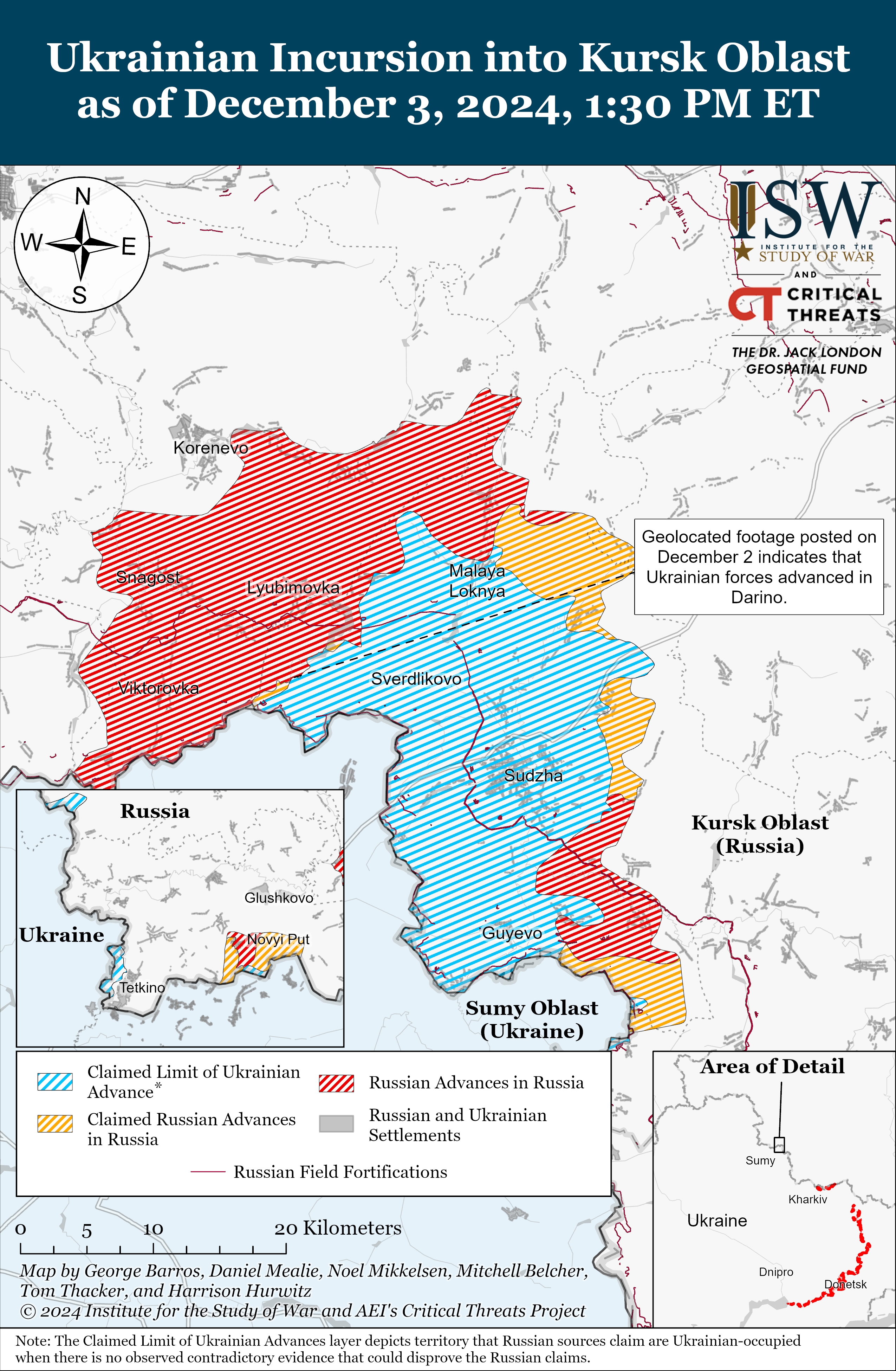 Чи дійсно ЗСУ вдалося взяти під контроль нові території на Курщині: карта ISW - фото 2