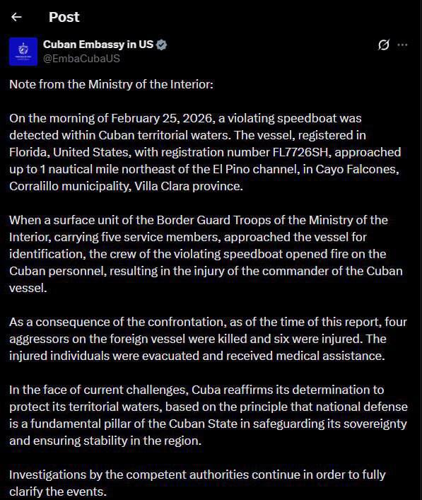 Стрілянина біля берегів Куби: прикордонники розстріляли швидкісний катер із США - фото 2