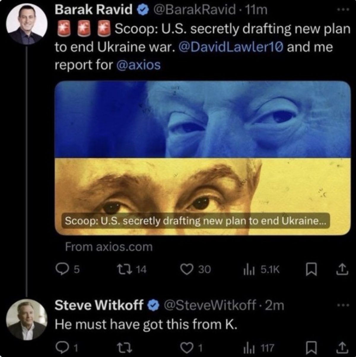 Віткофф випадково злив ЗМІ джерело мирного плану: хто це - фото 2 Віткофф випадково злив ЗМІ джерело мирного плану: хто це - фото 2