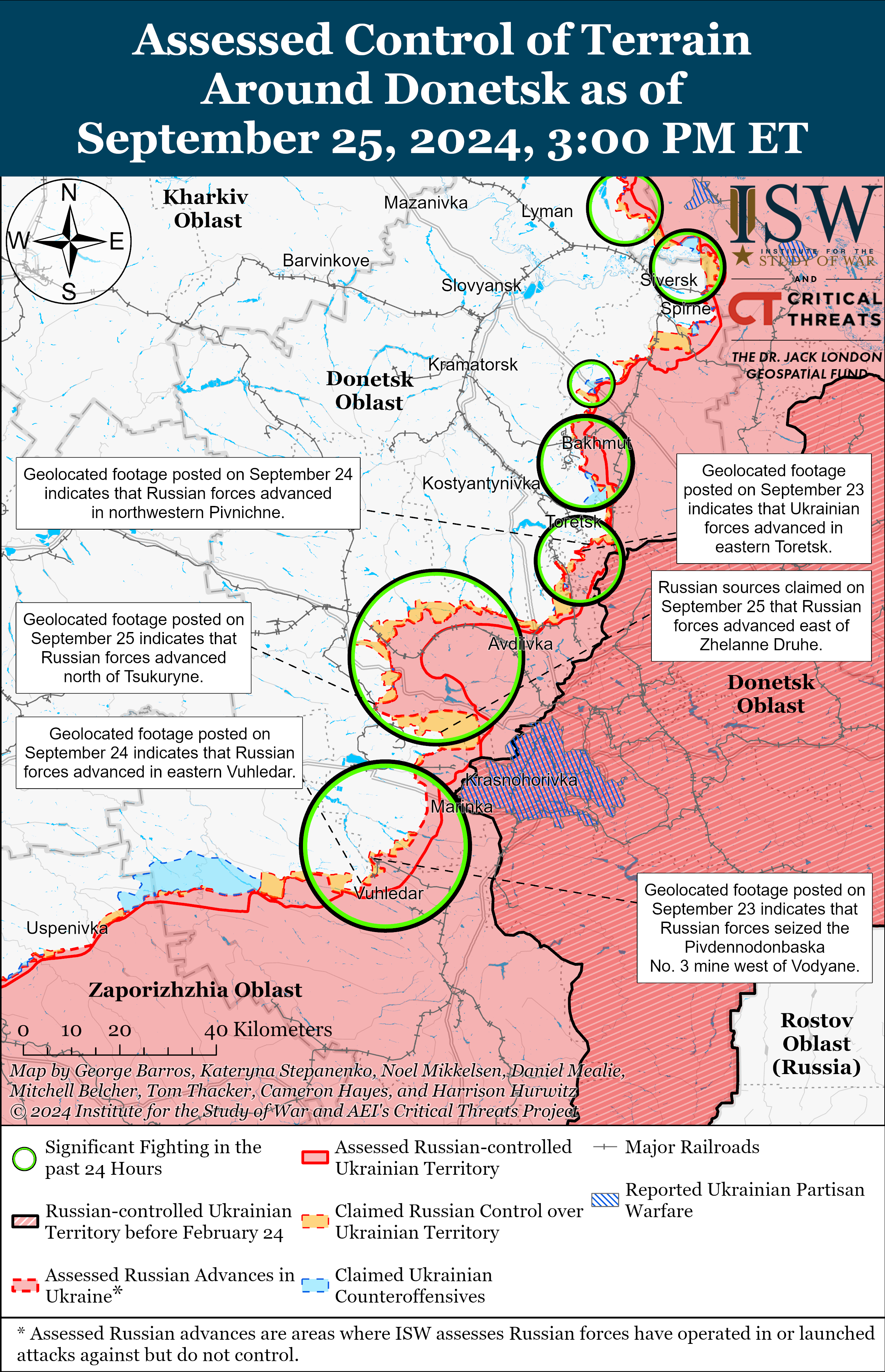 Действительно ли фронт возле Угледара начал рушиться: карта ISW - фото 2