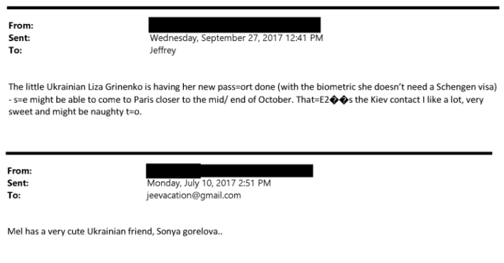 Скандальні файли Епштейна: що в них згадується про дівчат з України - фото 2