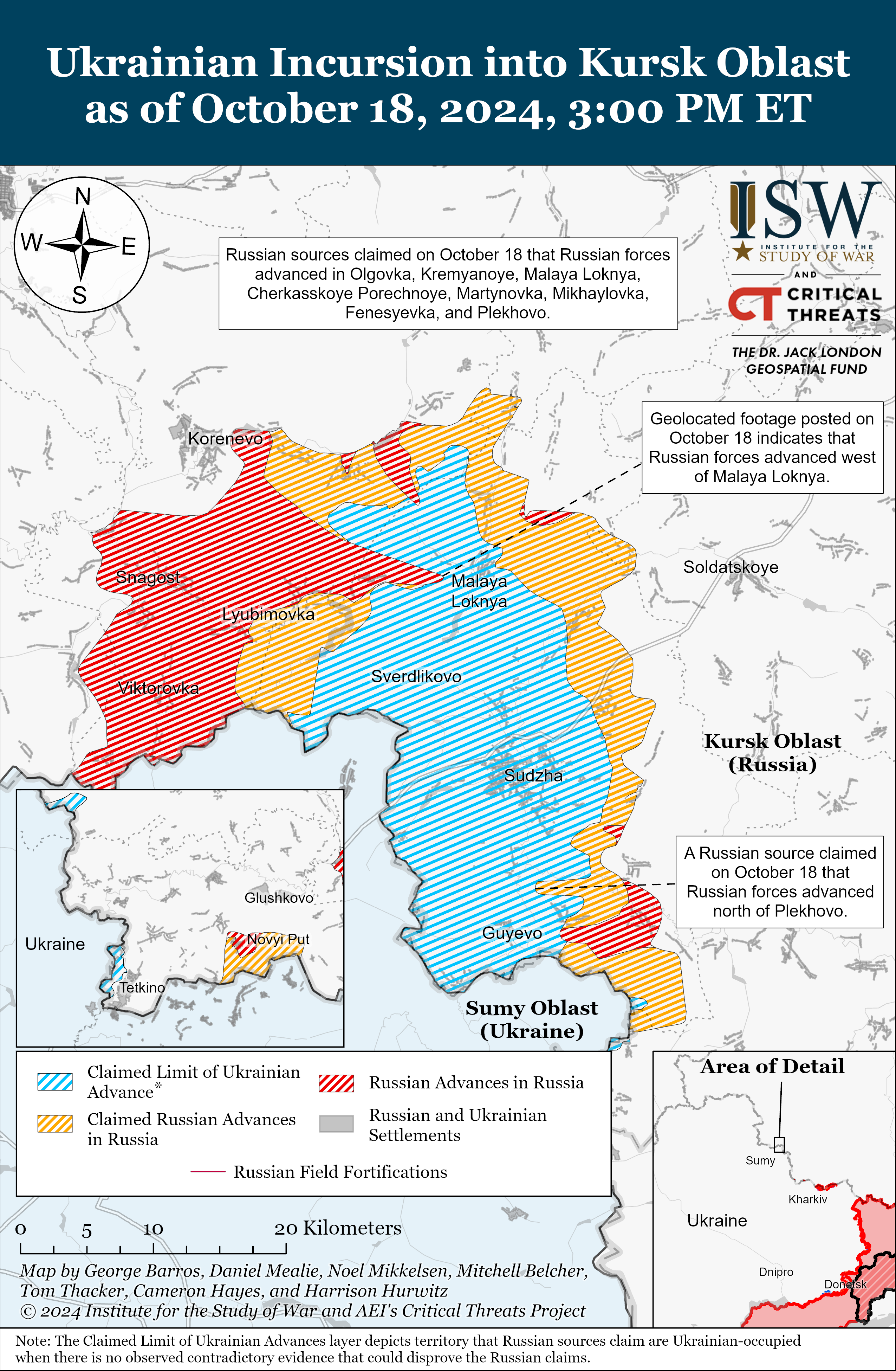 ЗСУ продовжують втрачати позиції в Курській області: карта ISW - фото 2