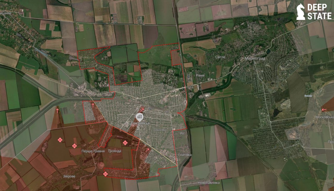 Ситуація критична: у DeepState розповіли, що відбувається в Покровську - фото 2 Ситуація критична: у DeepState розповіли, що відбувається в Покровську - фото 2