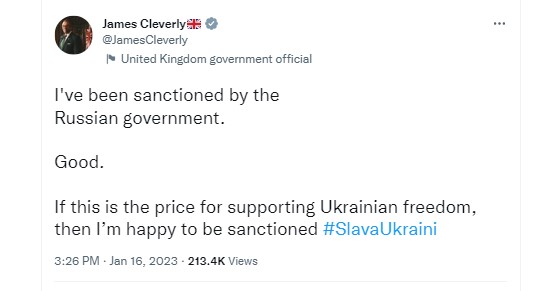 Британський політик іронічно відреагував на російські санкції проти себе - фото 2